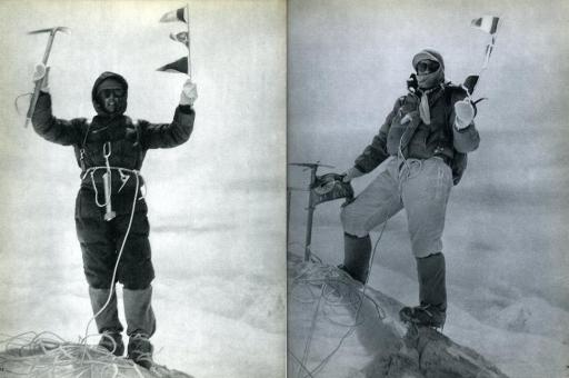Karakoram The Ascent Of Gasherbrum IV Walter Bonatti and Carlo Mauri on Gasherbrum IV Summit First Ascent August 6 1958