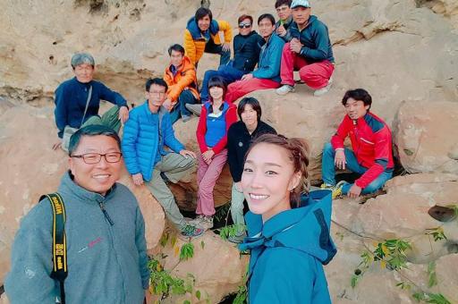 Kim Jain and friends at Yangshuo China
